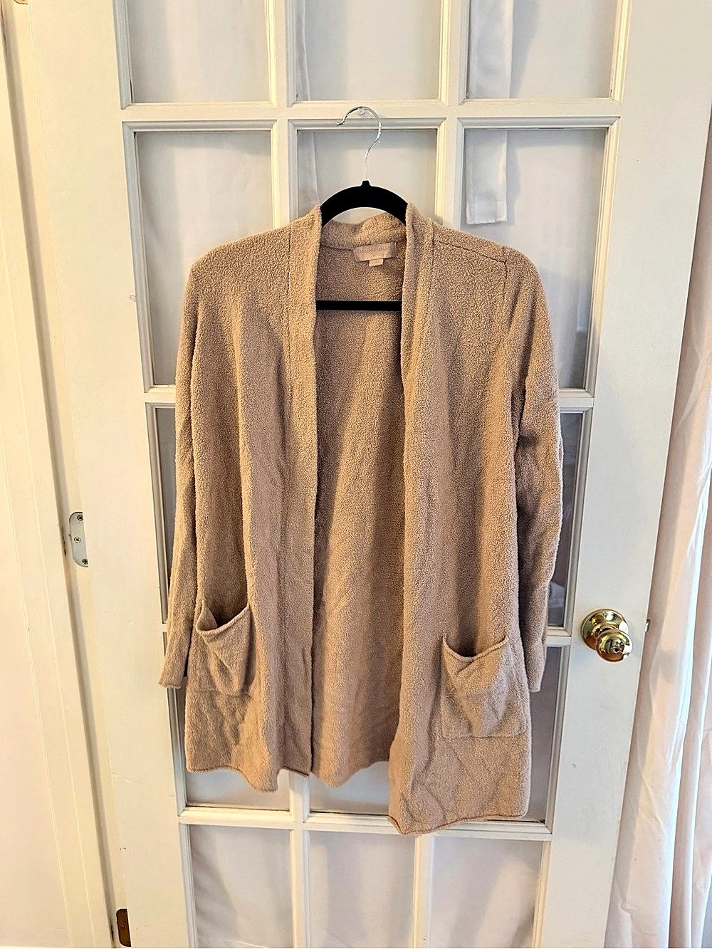 Barefoot dreams Open Front Cardigan in Brown Size Small Like New